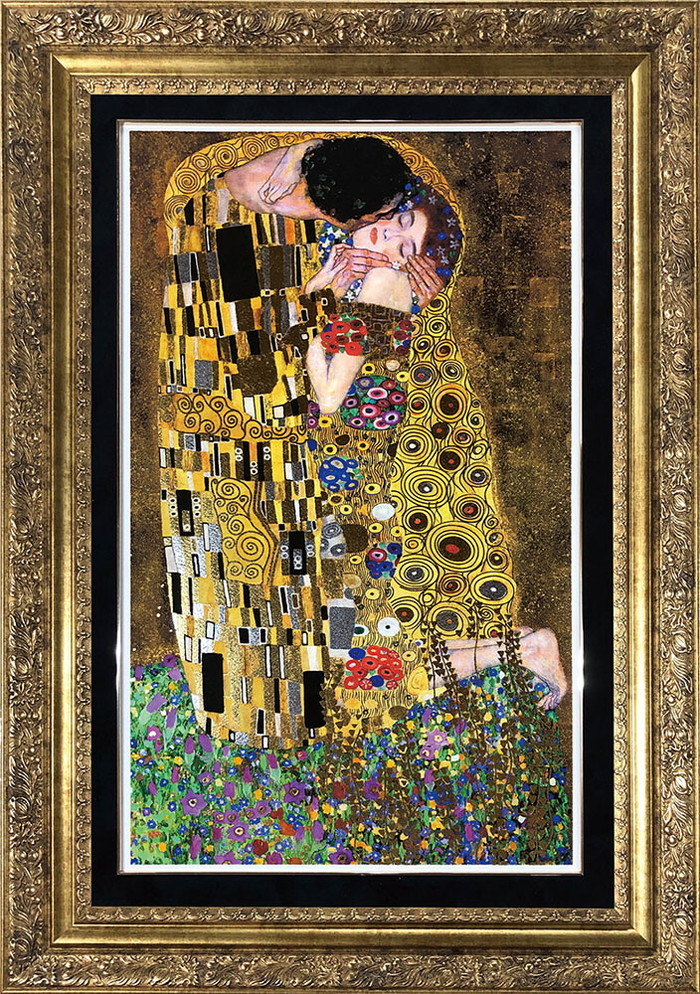 グスタフ クリムト Gustav Klimt The Kiss 575x818x30mm GGK-62471 bic 