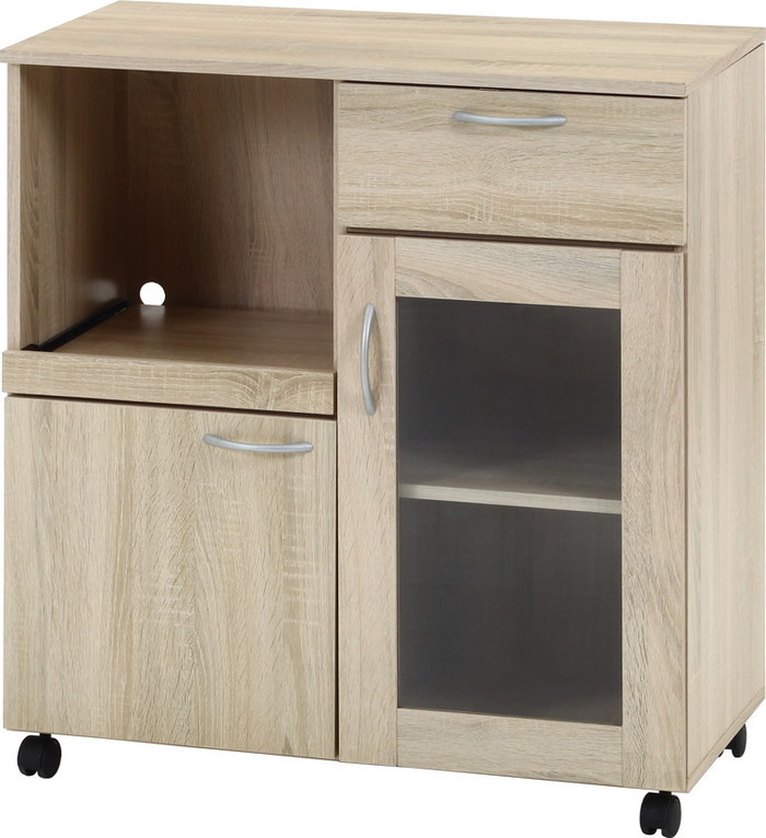 [サイズ]幅768×奥行398×高さ840mm耐荷重（全体）：25kg[素材]■表面材:プリント紙化粧繊維板 ■扉部:ガラス ■取ッ手:プラスティック[生産地]マレーシア[カラー]ホワイトオーク[送料